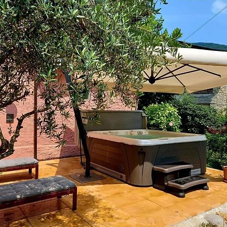 La Casa Rosa Di Segusino With Spa Jacuzzi In Garden Sequsino Екстер'єр фото