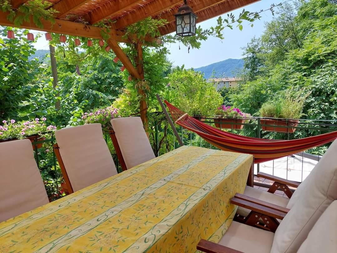 La Casa Rosa Di Segusino With Spa Jacuzzi In Garden Sequsino Екстер'єр фото