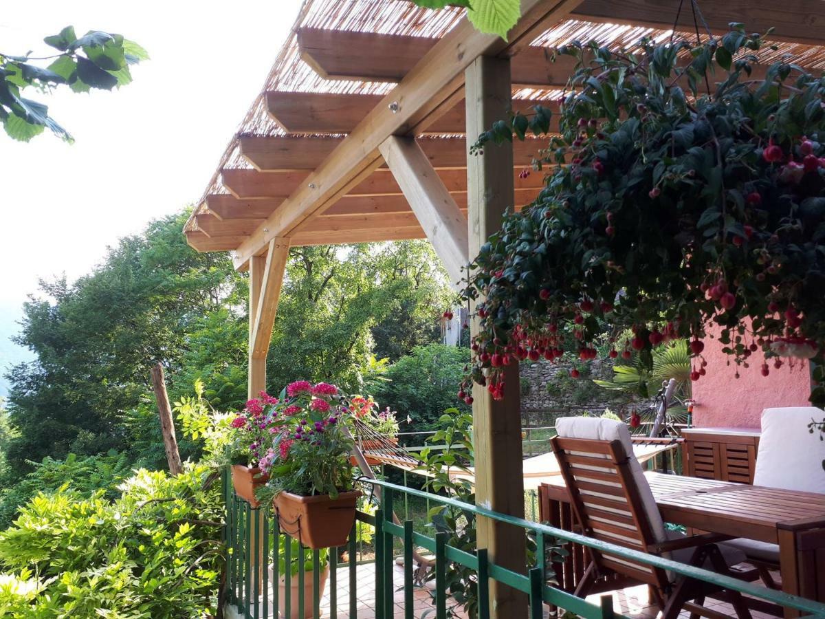 La Casa Rosa Di Segusino With Spa Jacuzzi In Garden Sequsino Екстер'єр фото